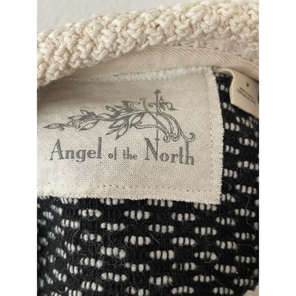 Anthropologie Sweater Angel of the North Cardigan Pom Pom Fringe - Picture 14 of 16